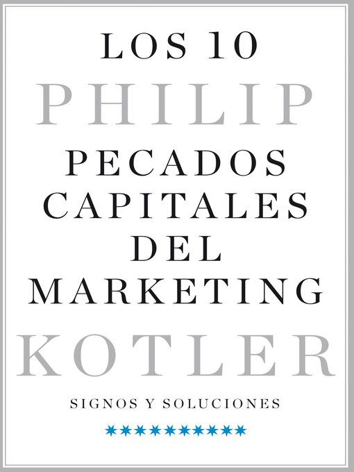 Title details for Los 10 pecados capitales del marketing by Philip Kotler - Available